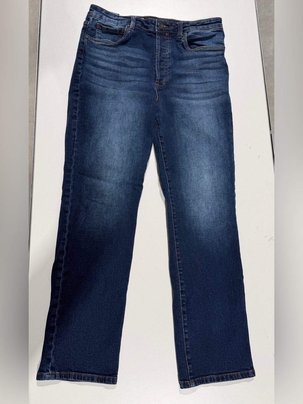 KUT from the Kloth Rosa High Rise Ankle Vintage Straight Jeans 12